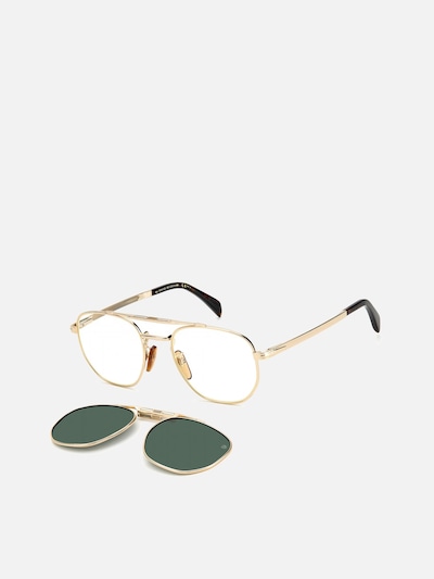 David Beckham Lunettes de soleil en 52 en or, Vue avec produit