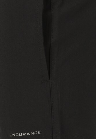 ENDURANCE Regular Sports trousers 'Herlent' in Black