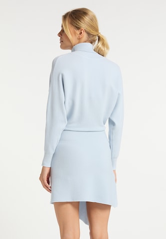 usha WHITE LABEL Knitted dress in Blue