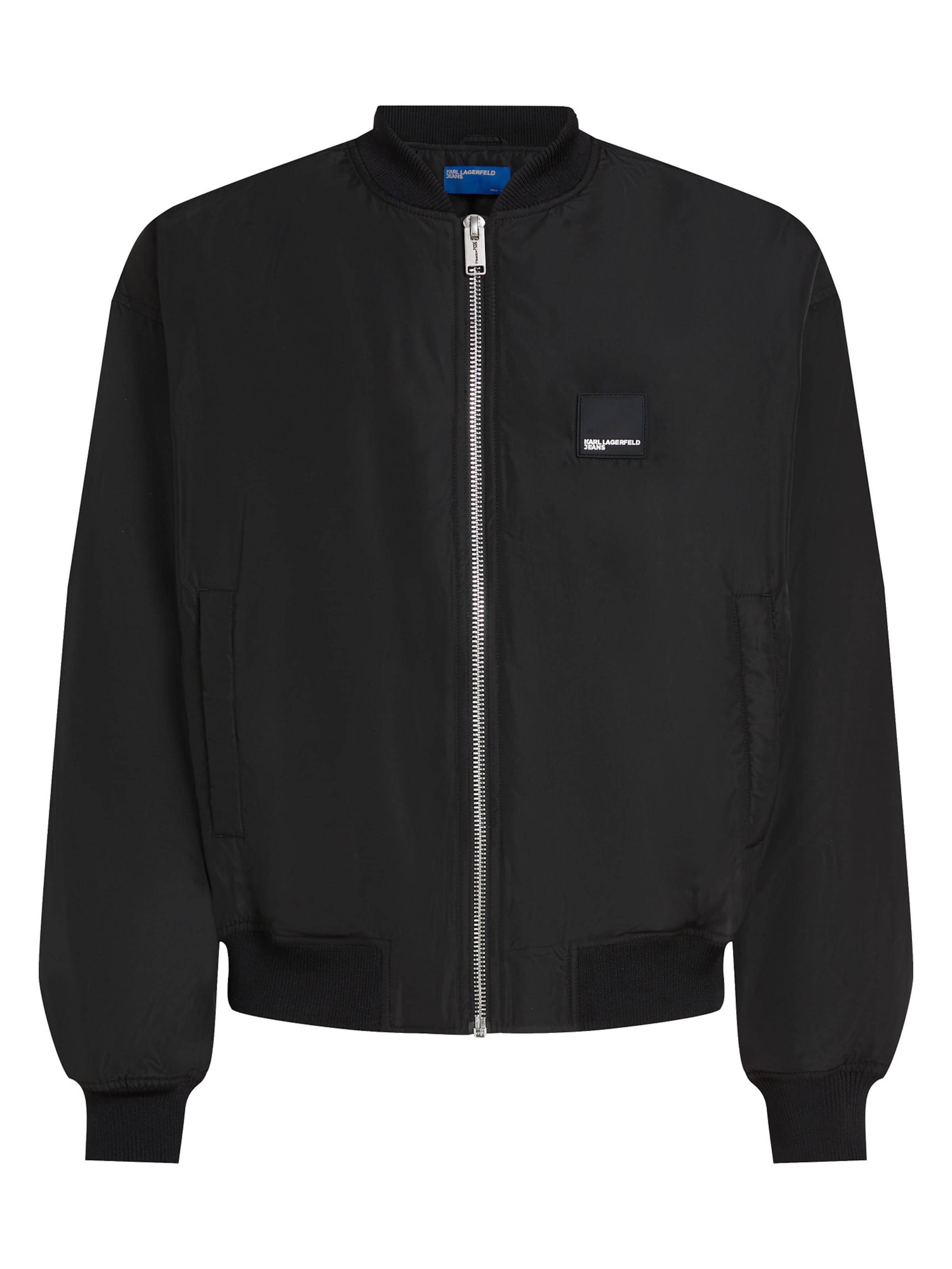 KARL LAGERFELD JEANS Tussenjas in Zwart: voorkant
