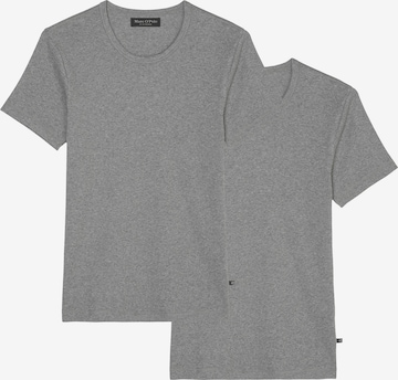 Marc O'Polo T-Shirt ' Iconic Rib ' in Grau: predná strana