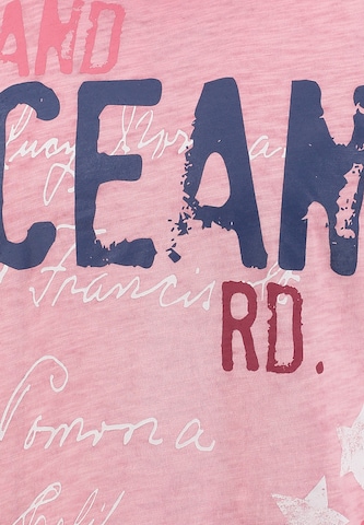 Key Largo T-shirt 'KLOcean' i rosa