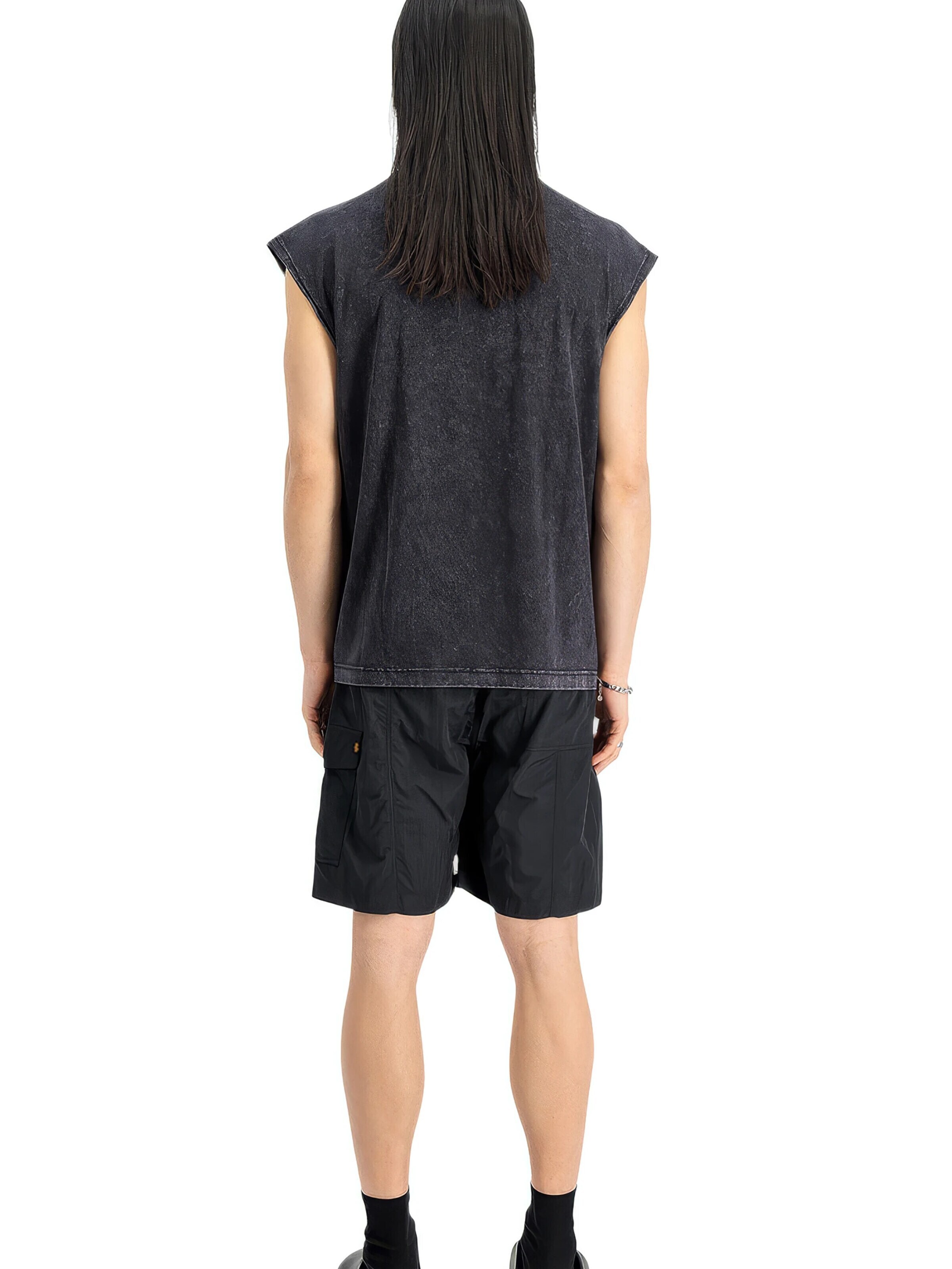 ALPHA INDUSTRIES Regular Pants in Black
