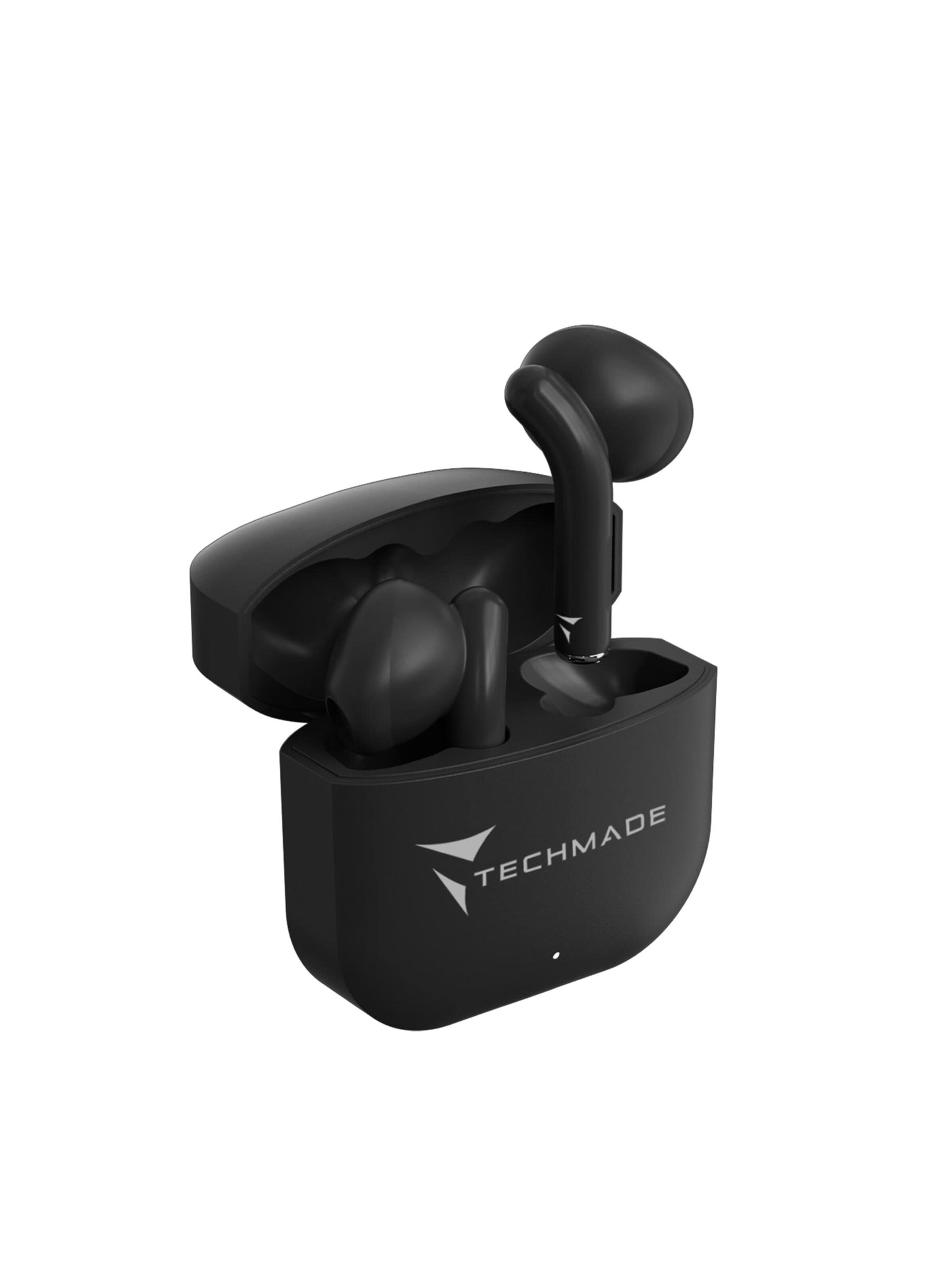 Techmade Headphones 'Techmade Earbuds XM201 Black' in Black: front