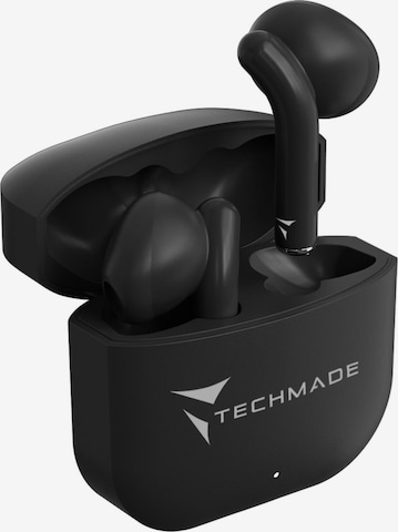 Casques 'Techmade Earbuds XM201 Black' Techmade en noir : devant