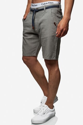 INDICODE JEANS Regular Shorts in Grau