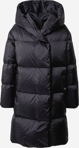BOSS Orange Zimní kabát – černá: přední strana