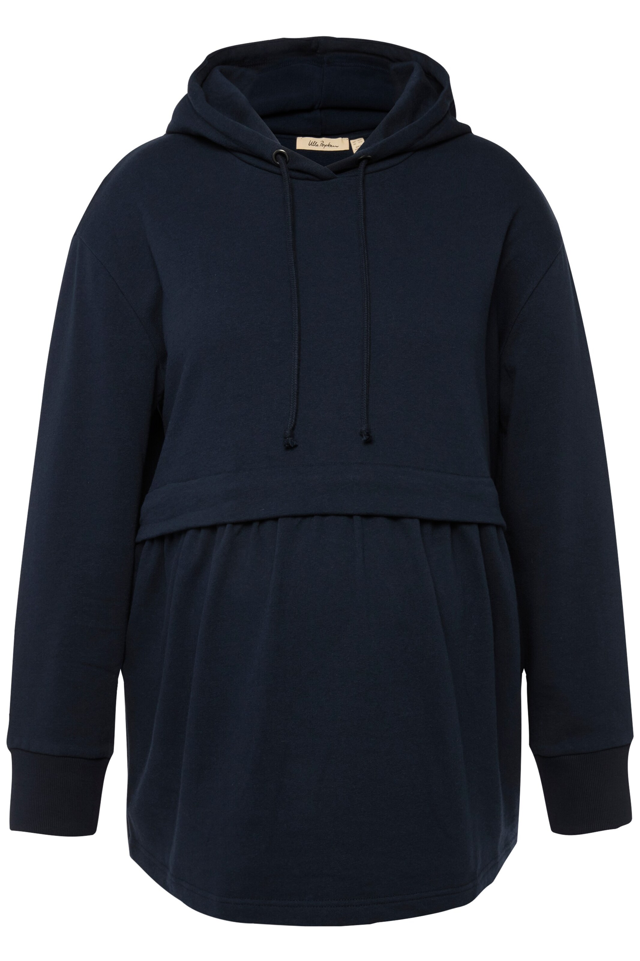Ulla Popken Sweatshirt in Blauw: voorkant