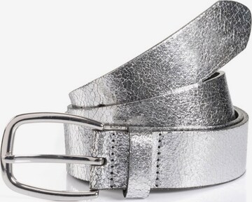 TOM TAILOR Belt 'ANGELINA' in Silver: front