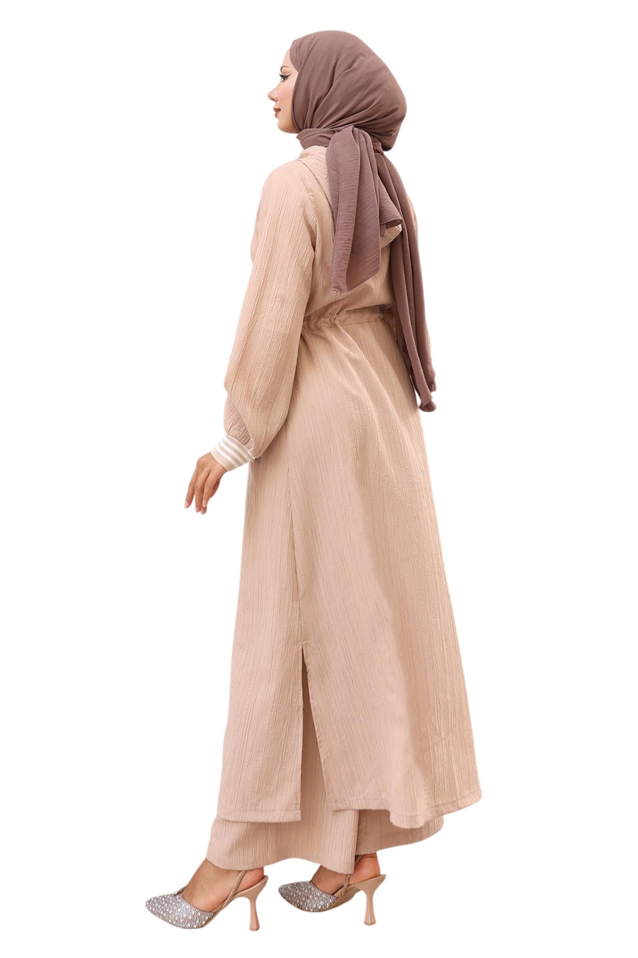 MODAMIHRAM Hosenanzug in Beige