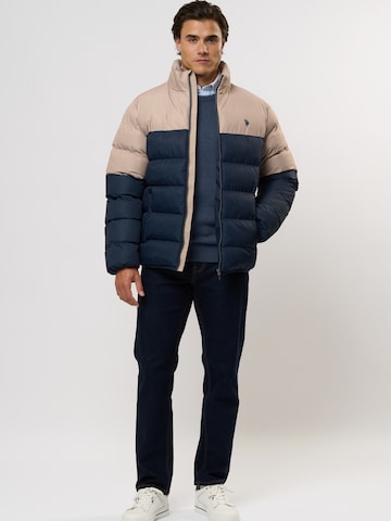 U.S. POLO ASSN. Tussenjas 'Aleks' in Blauw