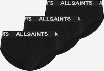juoda AllSaints Vyriškos kelnaitės: priekis