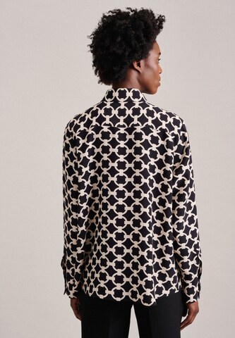 SEIDENSTICKER Bluse 'Schwarze Rose' in Schwarz