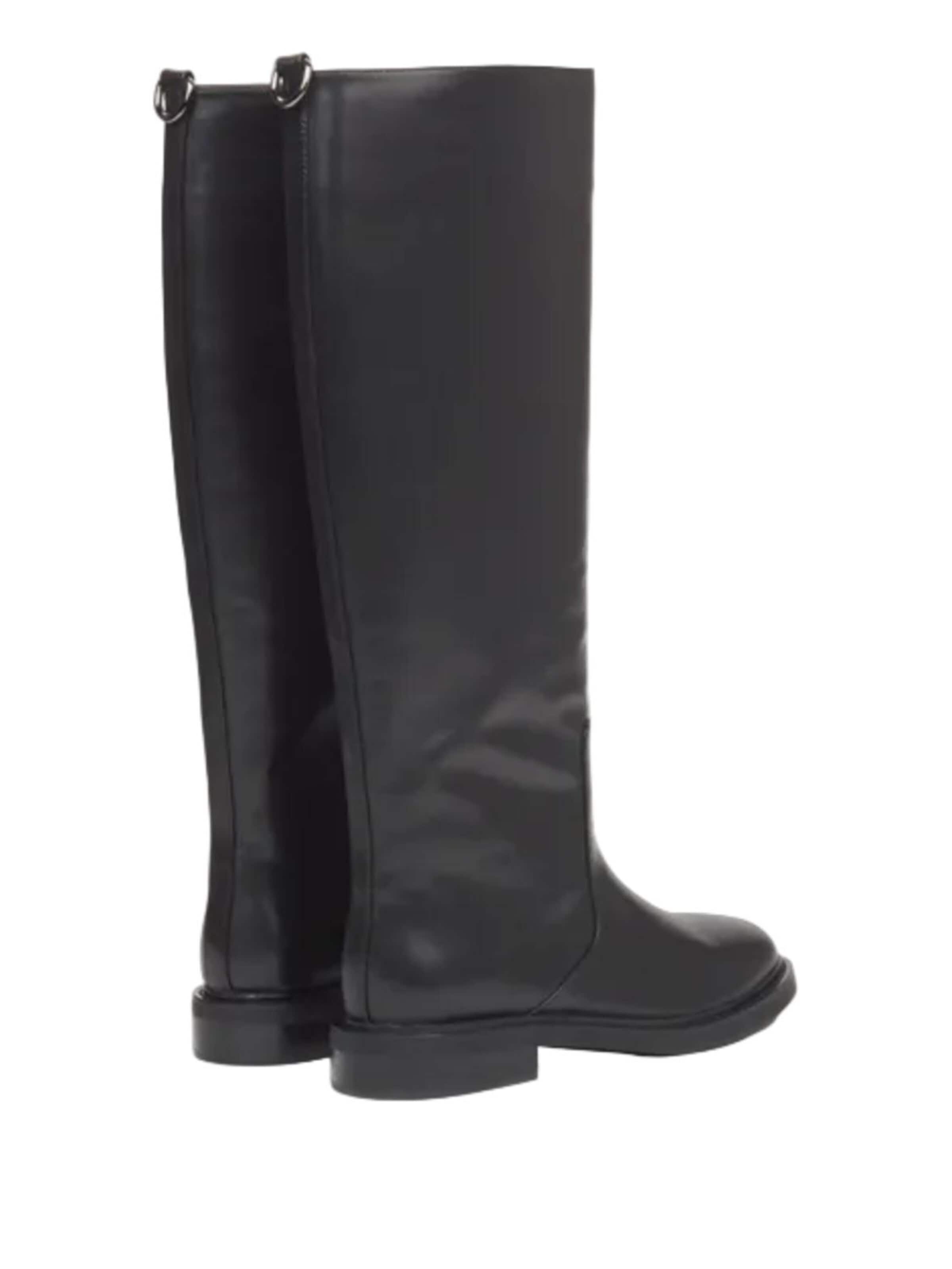 Estro - Botas sobre la rodilla '6411-1615' en negro