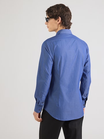 Michael Kors Slim Fit Forretningsskjorte i blå: tilbage