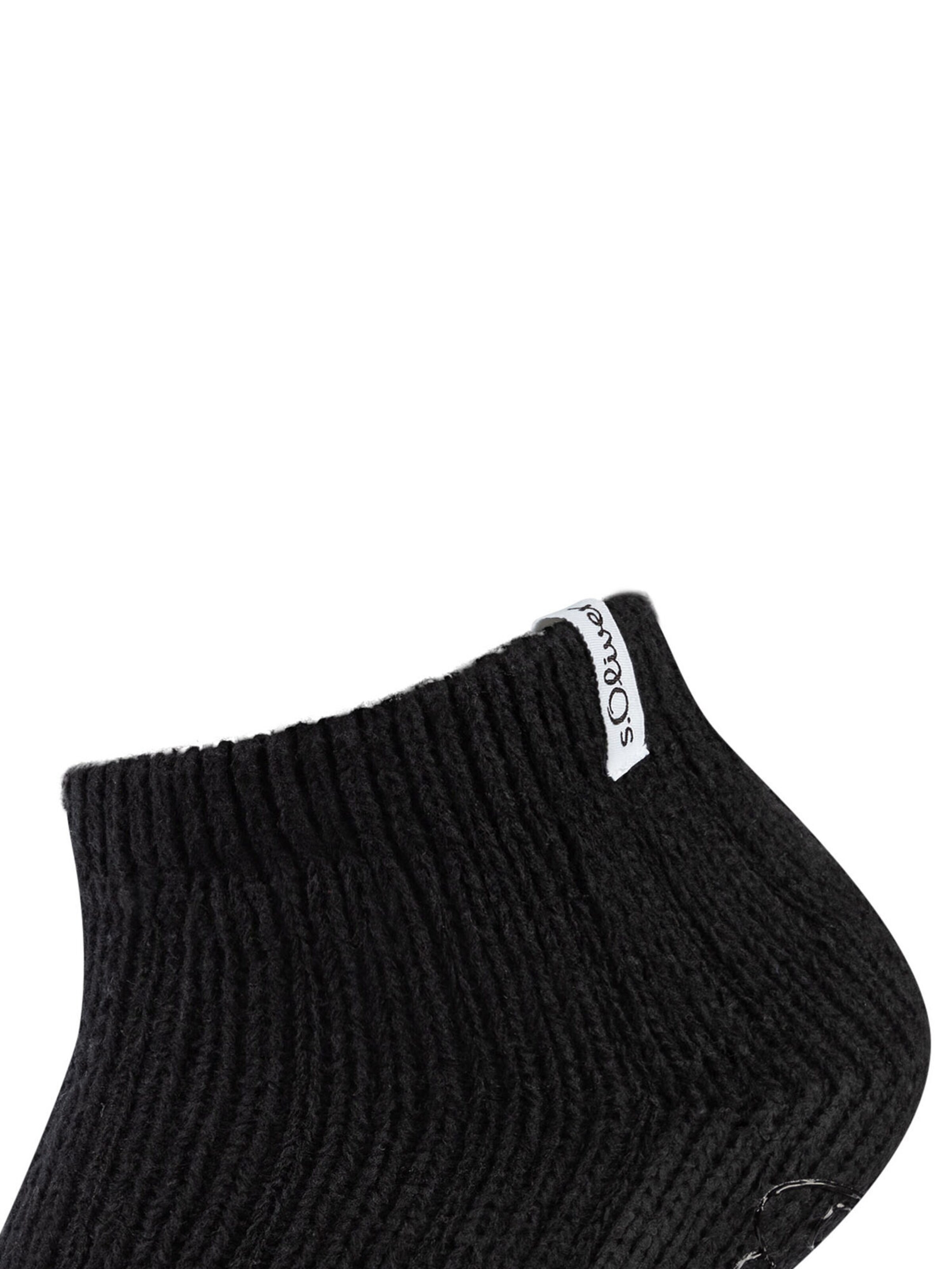 s.Oliver Sokken in Zwart