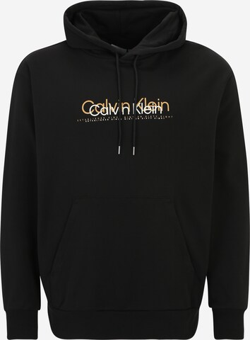 Calvin Klein Big & Tall Sweatshirt in Black: front