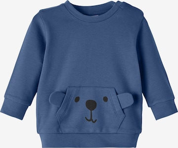 NAME IT Sweatshirt 'Bast' in Blau: predná strana