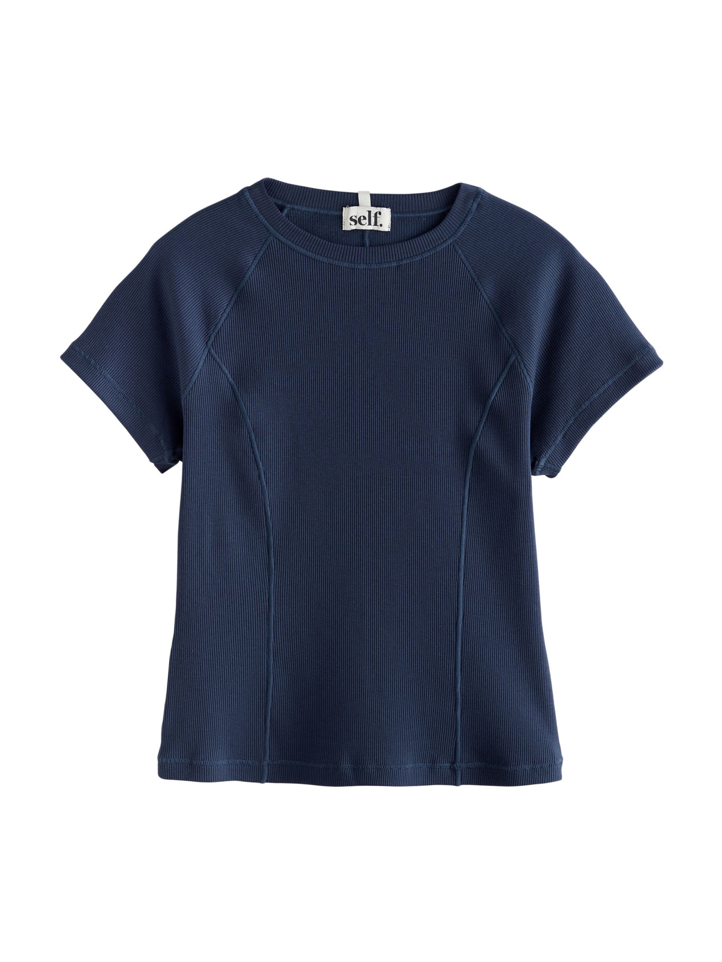 Maglietta di self. in blu: frontale