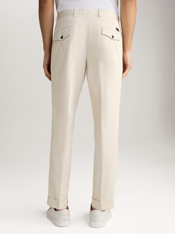 JOOP! Loosefit Bundfaltenhose 'Randar' in Beige