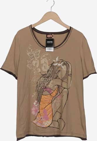 Aprico T-Shirt 4XL in Beige: Vorderseite