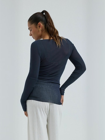 Haut ' Cotton ' Seamless Basic en noir