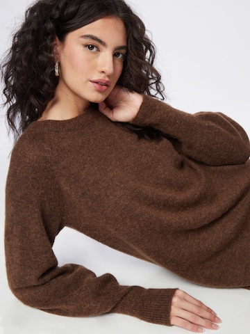 SELECTED FEMME Knitted dress 'LULU' in Brown