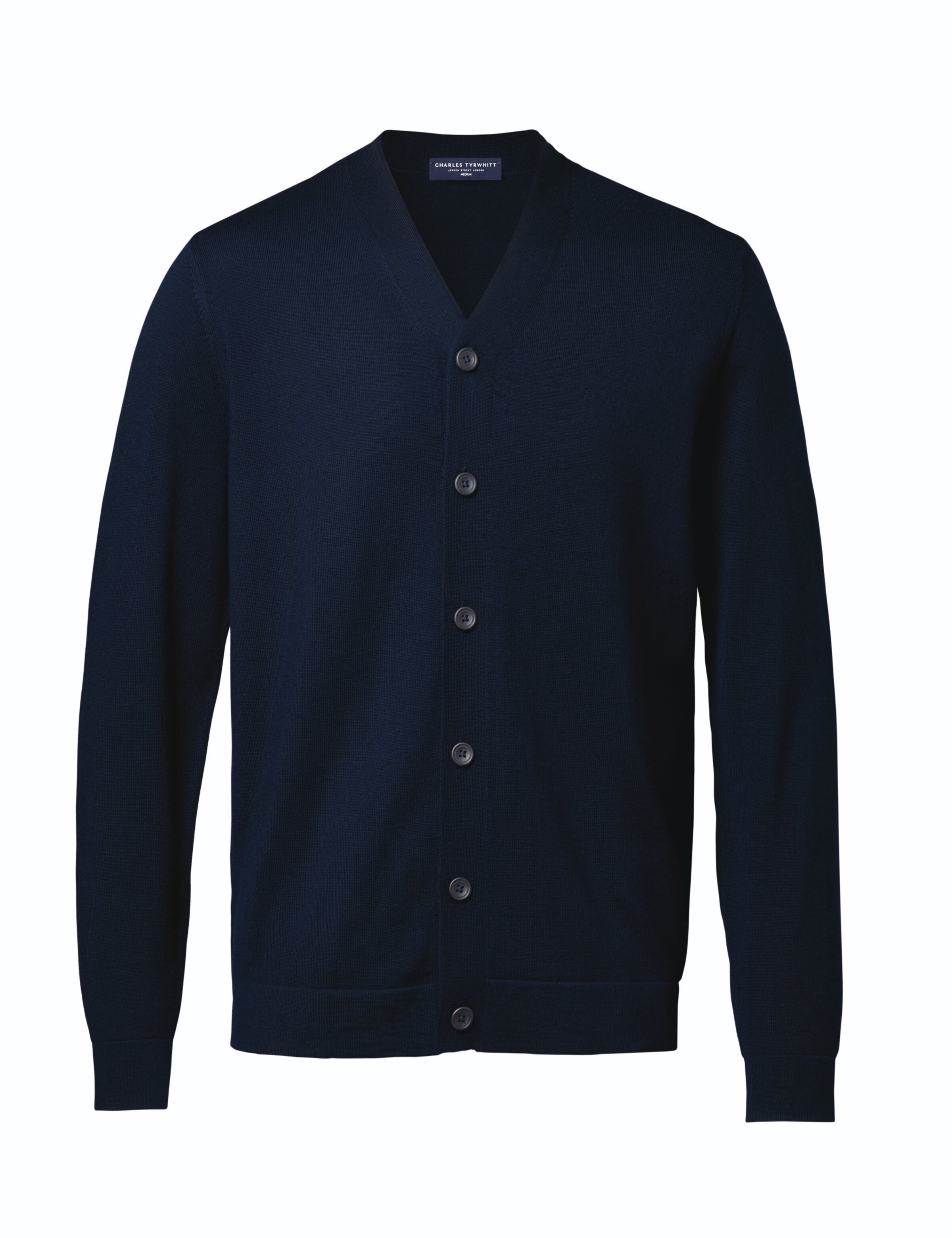 Charles Tyrwhitt Strickjacke in Blau: Vorderseite