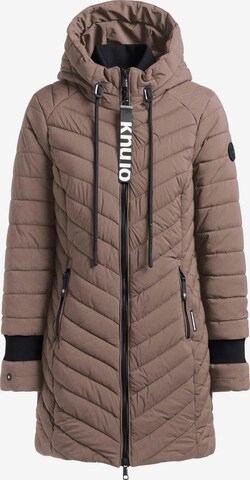 khujo Winter Jacket 'NITA2' in Brown: front