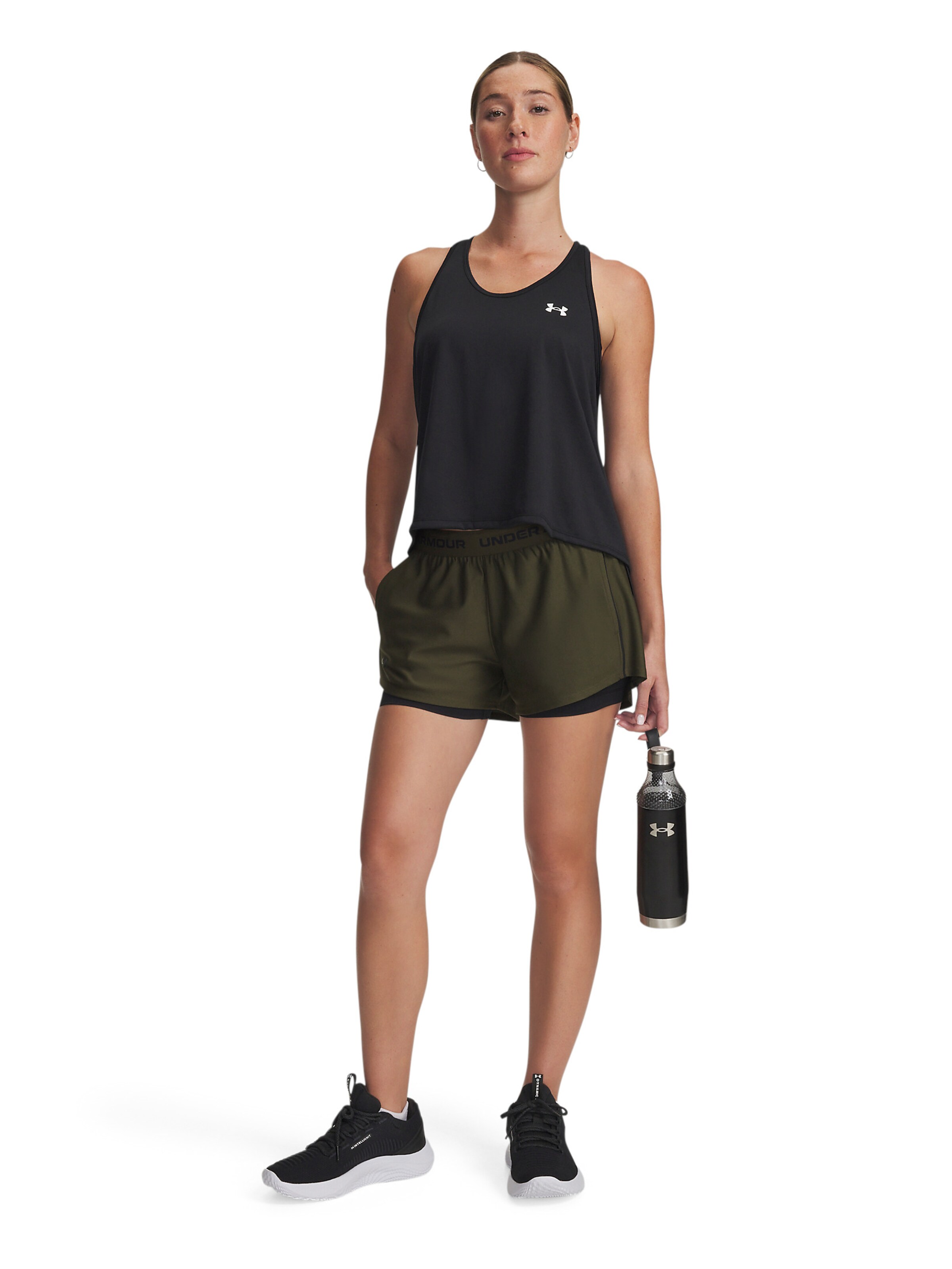 UNDER ARMOUR Regular Sportbroek in Groen