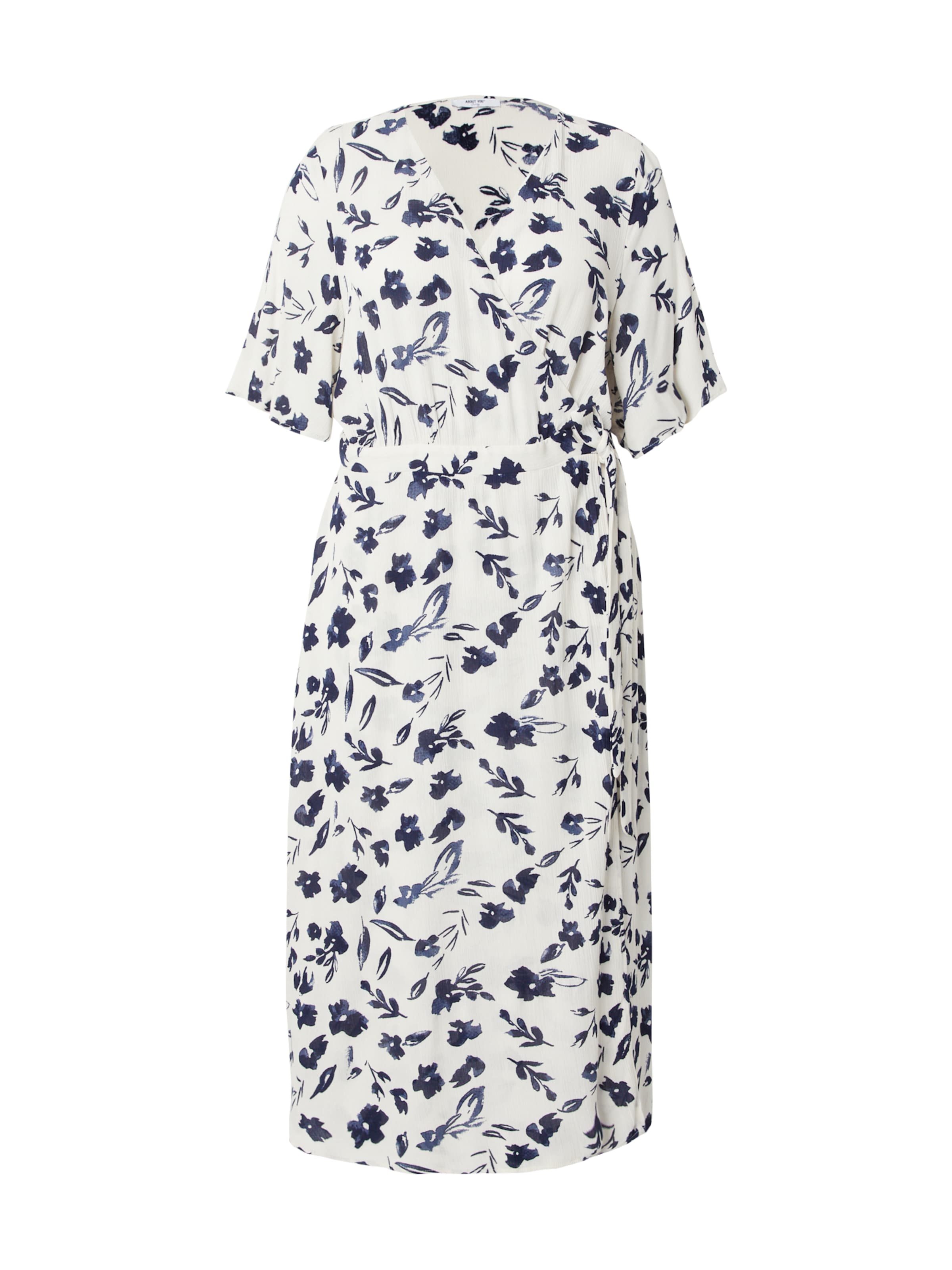 Robe 'Deike' ABOUT YOU Curvy en blanc : devant