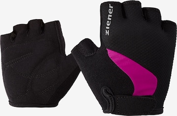 ZIENER Athletic Gloves 'Crido' in Black: front