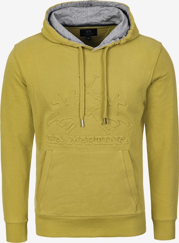 Pullover 'MBF010' di La Martina in giallo: frontale