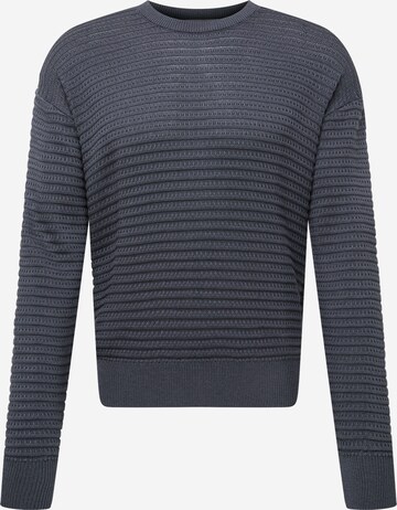 ABOUT YOU Sweater 'Dorian' in Blue: front