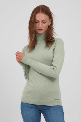 b.young Trui 'BYPIMBA ROLLNECK 4' in Groen: voorkant