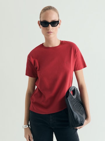 T-shirt 'Skull' Scalpers en rouge