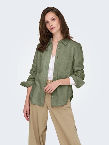 Camicia da donna di ONLY in verde: frontale
