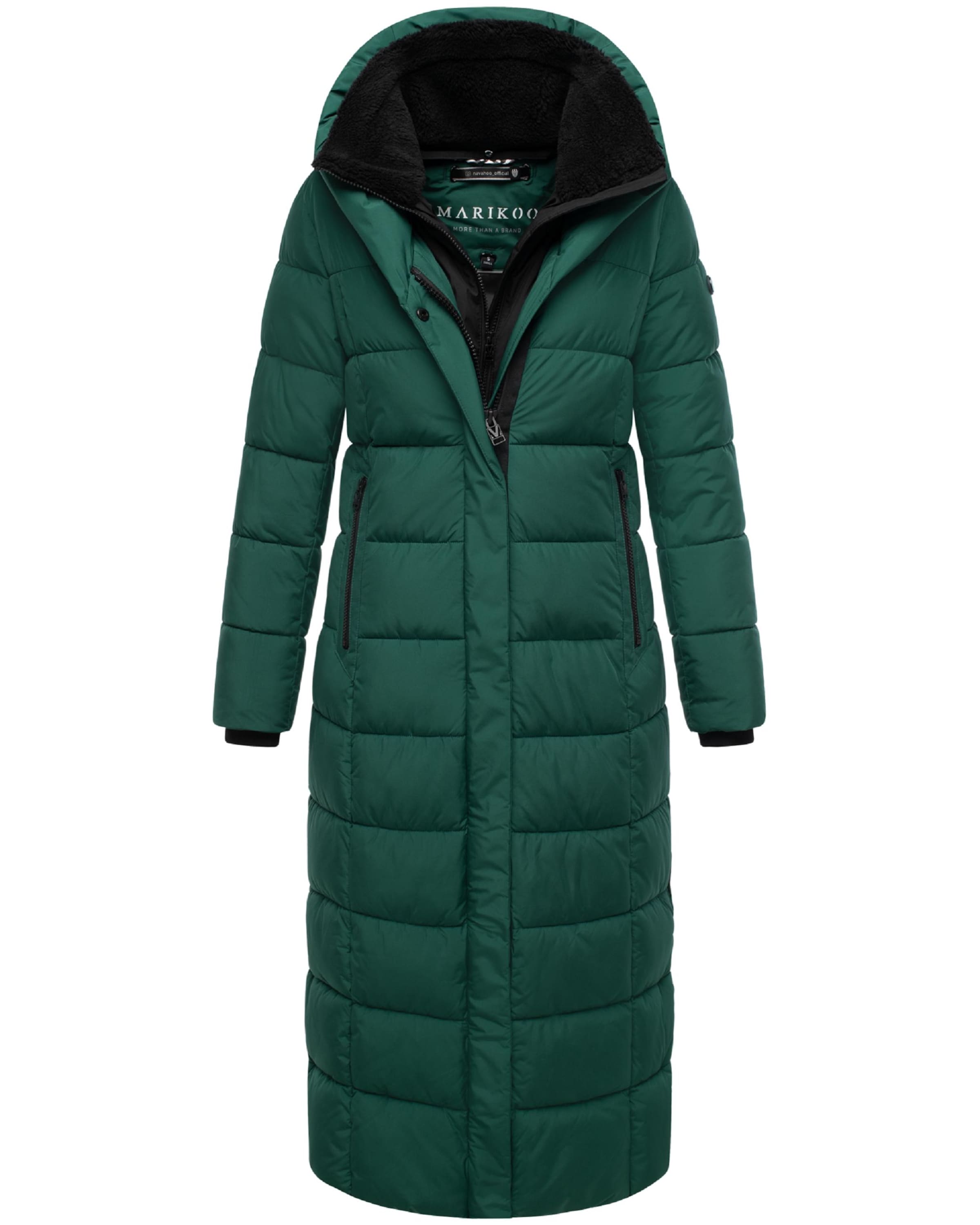 MARIKOO Winter Coat 'Pakoraa 16' in Green