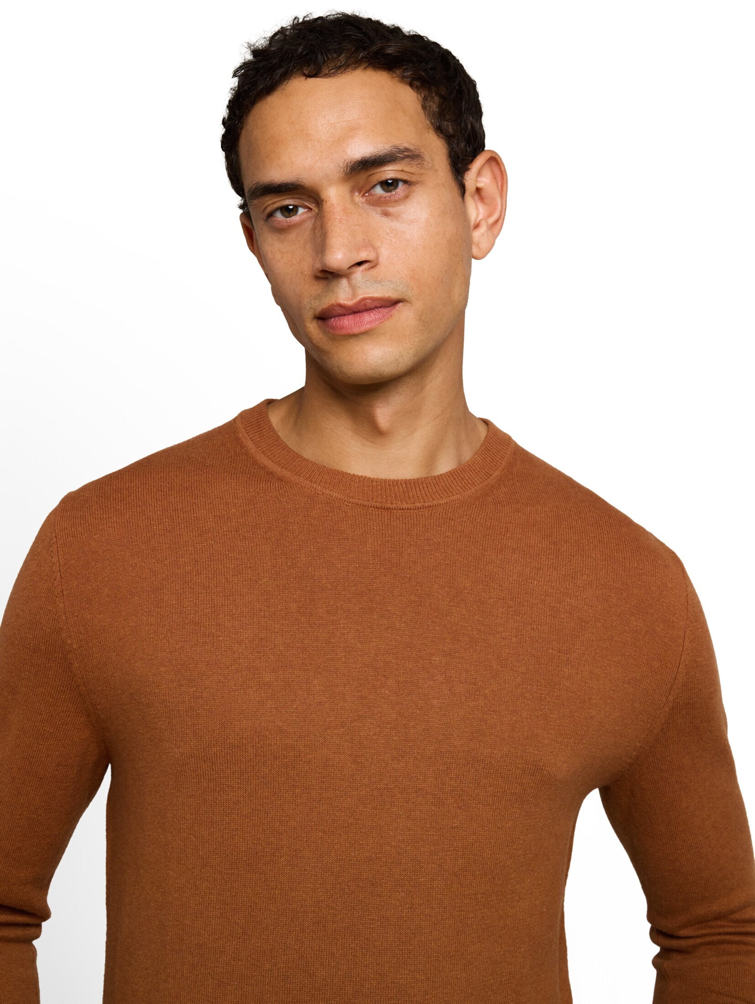 TOM TAILOR Pullover in Braun