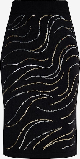 usha BLACK LABEL Φούστα σε χρυσό / μαύρο, Άποψη προϊόντος