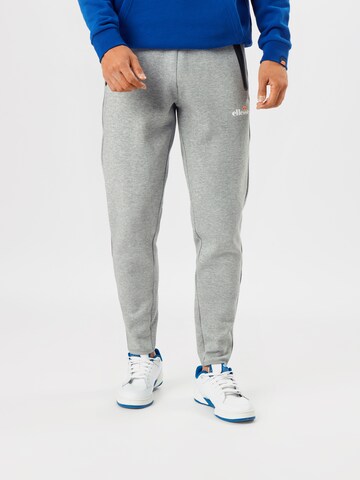 ELLESSE Tapered Sportbroek 'Diruta' in Grijs: voorkant