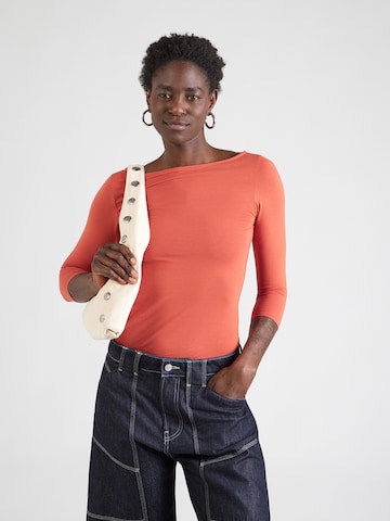 ABOUT YOU Футболка 'Hedda' в Бежевый: спереди