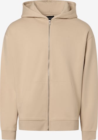 Aygill's Zip-Up Hoodie 'Morgan' in Beige: front