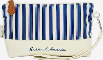 Gassa d'Amante Schoudertas 'Alassio' in Blauw: voorkant
