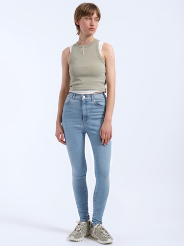 Dr. Denim Skinny Jeans 'Moxy High Skinny'‌‌‌‌‌‌‌‌‌ in Blau