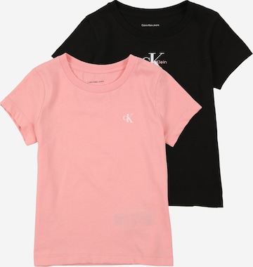 Calvin Klein Jeans Футболка в Ярко-розовый: спереди