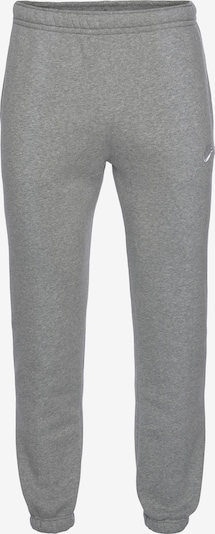 Nike Sportswear Housut 'Club Fleece' värissä meleerattu harmaa / valkoinen, Tuotenäkymä