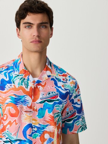 Coupe regular Chemise Next en mélange de couleurs