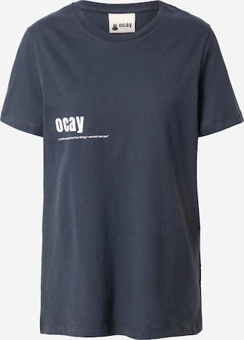 Ocay - Camisa em azul: frente