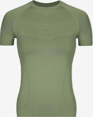 SNOCKS Functioneel shirt 'Seamless' in Groen: voorkant